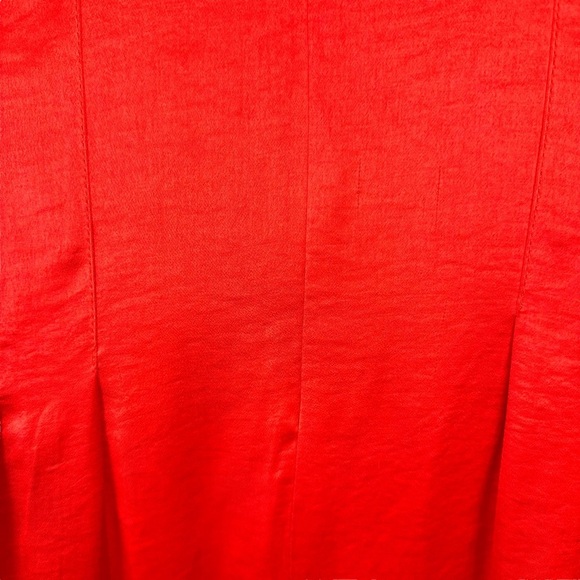 Treasure & Bond x Something Navy Sz XS Red A Line Flared Sleeve Mini Dress - Picture 10 of 14